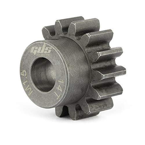 GDS Racing RC 1.5 Scale 8mm Shaft MOD 1.5 M1.5 14T Pinion Gear Compatible with FG HPI Losi and More