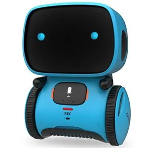 GILOBABY RC Crane Toys Interactive Smart Talking Robot with Voice Control Touch Sensor for Kids Ages 3+ Years Blue