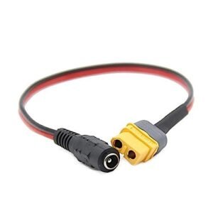 FEICHAO FPV Goggles B6 Charger Battery Charging Cable Adapter XT60 XT30 Plug to DC 5.5 2.1mm Compatible with Fatshark Skyzone 03 FPV Accessories rc dc 3 plans