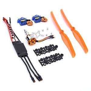 FPVDrone RC A2212 1400KV Brushless Motor 30A ESC SG90 Servos 8060 Propeller for RC Plane Jets