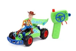 Jada Toys Disney Pixar Toy Story RC Free Wheel Buggy Woody Radio Control Vehicle 2.4 Ghz 1 24 Scale