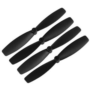 uxcell 55mm RC Shocks Propellers CW CCW 2 Vane Main Rotors Black 2 Pairs