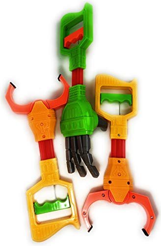 Matty's Toy Stop Deluxe 12 Inch Galaxy Grabber Robot Hand and Robot Claw Gift Set Bundle 3 Pack Stop RC Tires Ballooning
