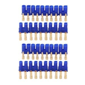 OliRC 10pairs Male Female EC2 Connector 2.0mm Gold Bullet Banana Plug for RC ESC Lipo Battery Electric Motor(C119-10)