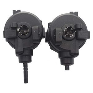 Vgoohobby Front Rear Gear Box Housing Complete Set Drive Diff Gear for HSP Redcat Himoto Volcano EPX 1/10 RC Car Models 94106 94107 94108 94111 94123 94170