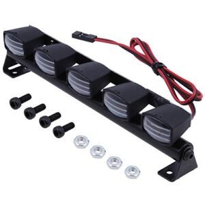 HobbyPark 1 10 Body Shell RC Car Light Bar Kit with 5 LEDs for Crawler Truck Accessories