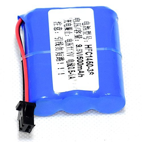 ECHOBBY 9.6V 3S 500mAh LiFePO Battery SM-2P Nor Male Plug for RC Model Buggy Car Truck Speed Boat