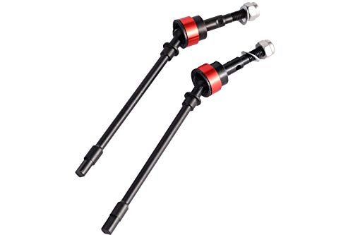 RZXYL Steel Front CVD Drive Shafts Compatible with 1.3 RC Crawler Tires for Axial SCX10 1/10 RC Crawler Front Axle