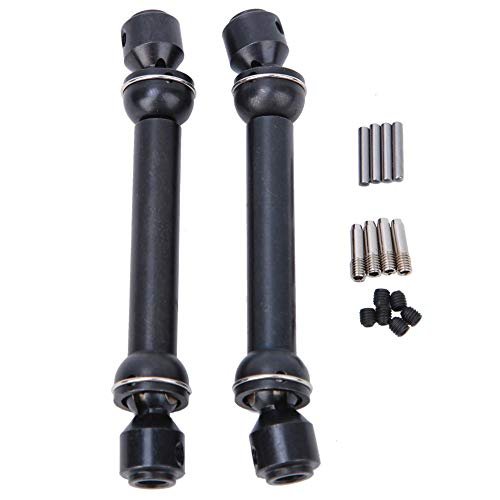 2pcs Universal Drive Shaft Telescopic Metal Drive Joint Shaft Replacement Part Fit for SCX10 D90 RC Crawler 112 152mm RC G008 Codes