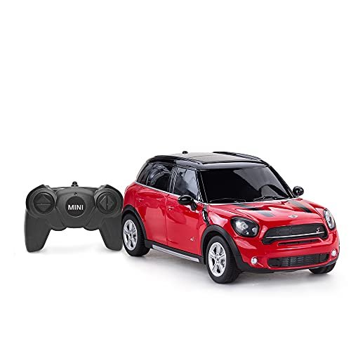 RASTAR BMW 1/24 RC Cooper Plan Remote Control Mini Cooper Countryman Model Car Toy for Kids Red