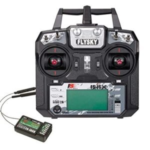 FLYSKY FS i6X 10CH 2.4GHz RC Transmitter Controller for RC Truck with RC Boat Racing Drone Mode 2