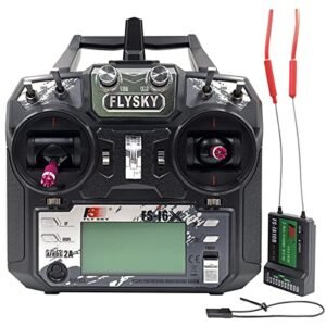 FLYSKY FS i6X 10CH 2.4GHz RC Transmitter Controller with FS iA10B Receiver for RC Plane Quadcopter Helicopter Glider Mode 2