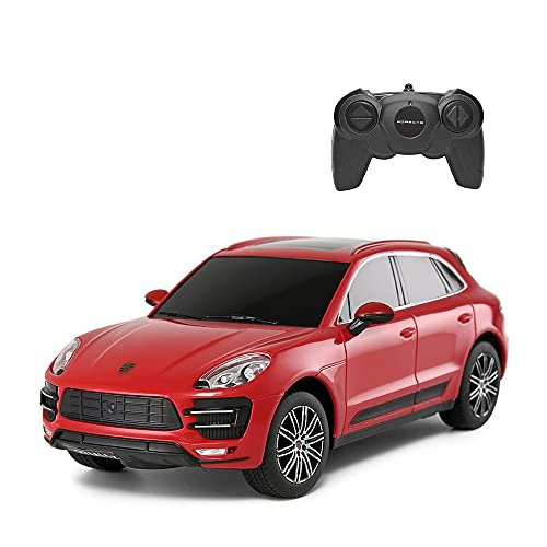RASTAR 1/24 Scale Porsche Macan Turbo RC Toy Car with Durable Porsche RC Body for Kids