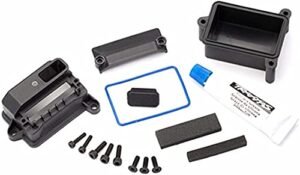 Traxxas 8924 Receiver Box with Wire Cover Foam Pads Silicone Grease for Maxx RC Helicopter Foam Accessories
