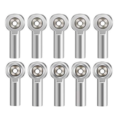 MOHERO Aluminum M4 Link Rod End Ball Joint Ball Head for 1/10 RC Crawler Car Pack of 10 Silver Does RC Willey Install Washer and Dryer