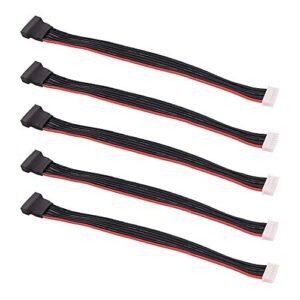 OliRC 5pcs JST XH 6S 8 Inch 200mm 22awg Lipo Balance Wire Extension Silicone Cable Lead Cord for RC 8S Lipo Battery Charger C136 5