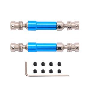 Treehobby 2PCS Aluminum Alloy Universal Rear Drive Shaft Upgrade Accessories for Ford Falcon RC Car Wltoys 12428 Fly fy 03 1 12 Scale Models