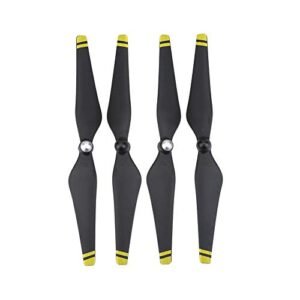 Akozon 2 Pairs Self Tightening Propellers for DJI Phantom 3 Drone Quadcopter Yellow