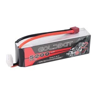 GOLDBAT 3S Lipo Battery 5200mah 11.1V 50C for RC Truck Trial and Hobby Vehicles