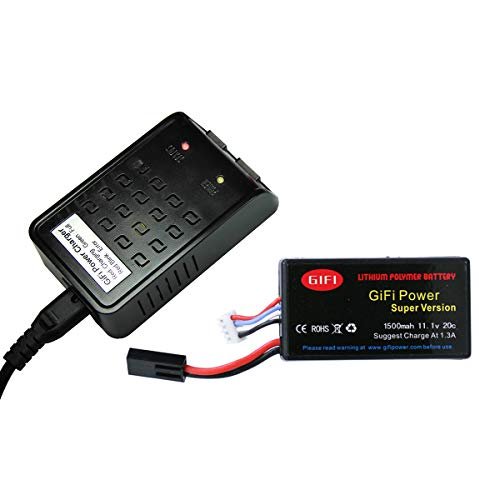 MaximalPower 1500mAh High Capacity Battery and Charger for Rampage RC Truck 1 18