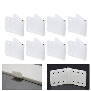 AONTOKY 25 Pack Pinned Nylon Hinges 0.47 Inch Width 1.0 Inch Length for VTOL RC Model Aircraft