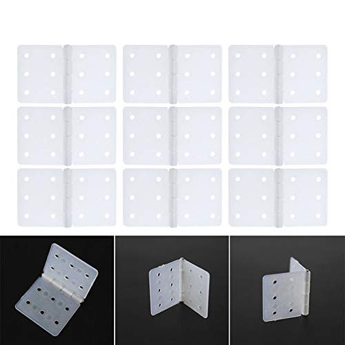 AONTOKY 25 Pcs Nylon Hinges 0.63 X 1.1 Inch RC Plane Parts Cheap