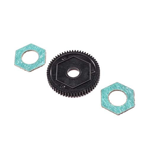 Losi Nitro RC Truck Spur Gear with Slipper Pads 60T 0.5M for Mini T 2.0 and Mini B Models LOS212016