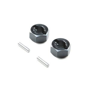 Losi Hex Set Rear Axle Aluminum Mini T 2.0 LOS312004 Compatible with 14mm Hex RC Wheels