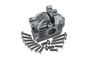 GPM Upgrades Aluminum Rear Gear Box RC Willey Dresser for Rustler 4X4 VXL 67076 4 Slash 4X4 Slash 4X4 LCG XO 01 Rc Cars Silver