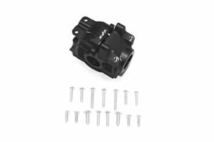 GPM Upgrades Aluminum Rear Gear Box Compatible with Mig 29 RC Jet Rustler 4X4 VXL 67076 4 Slash 4X4 Slash 4X4 LCG XO 01 Rc Cars Black