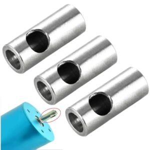 ShareGoo 3Pack Metal 3.17mm to 5mm Shaft Adapter for Mirage 550 RC Plane Hobbywing HSP 540 550 EZRUN 3656 Motor