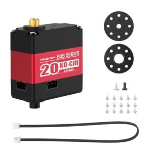 Volvo 240 RC Body LX224 Serial Bus Servo Motor 20KG Torque Dual Ball Bearing 240 Degree with Debug System