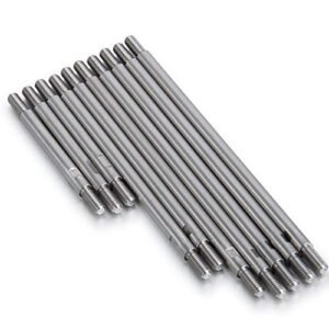 QUE T 10pcs Stainless Steel Pull Rod Link Linkage for 1 10 Dryfter RC Car TRX 4 Crawler 324mm Wheelbase