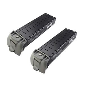 Fytoo Accessories 2PCS 7.4V 2800mah Lithium Battery for HS700D Brushless Four Axis Aircraft Remote Control Drone Battery Grey