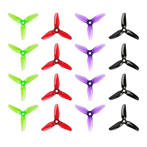 16pcs HQProp 3x4x3 Tri Blade Propeller 3 Inch Props Mix RC FPV Drone Quadcopter 4sets