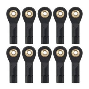 QUE T 10pcs M3 Ball Head Holder Tie Rod End for RC Model Boat Clubs Car Truck and Helicopter