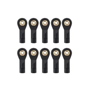 QUE T 10pcs M2 Ball Head Holder Tie Rod End for RC Boat 3D Model Car Truck and Helicopter
