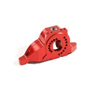 Aluminum Alloy Motor Mount Transmission Case Housing Heat Sink for Traxxas TRX4 TRX4 1/10 RC Crawler Car Upgrades Red Perfect for RC Car Wash Enthusiasts