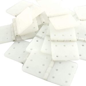 RLECS 20pcs Pinned Nylon Hinge 20x36mm L Size Used RC Plane Parts Model Replacement