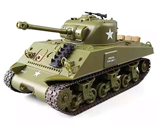 POCO DIVO Sherman M4A3 US Medium Tank 1 30 Scale Inexpensive Scale RC Light with Sound and IR Battle Features