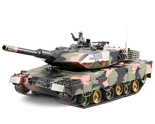 POCO DIVO Leopard IIA5 Germany RC Military Tank 1 24 Scale Model with 2 4Ghz Remote Control and Dual Battle System