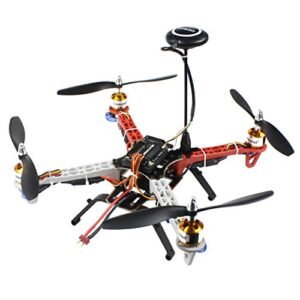 QWinOut 330mm DIY RC Drone Kit F330 Frame RC Quadcopter 4-Axle UFO Unassembly Kit 6M GPS APM2.8 Flight Control for Beginners (No Battery and Remote Controller)