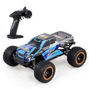 GoolRC Maximus RC Truck 1 16 Scale Remote Control Car 4WD 45KM H High Speed with Brushless Motor 2 4GHz All Terrain Off Road RC Crawler Electric Vehicle Toy for Kids and Adults Blue