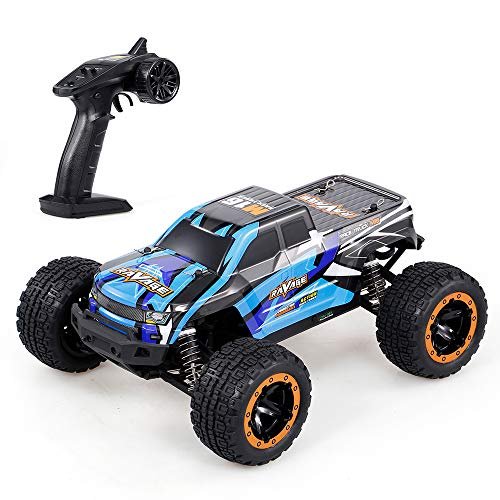 GoolRC Maximus RC Truck 1 16 Scale Remote Control Car 4WD 45KM H High Speed with Brushless Motor 2 4GHz All Terrain Off Road RC Crawler Electric Vehicle Toy for Kids and Adults Blue