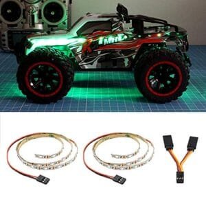 Bright Green LED Light Strip for Flying Wing RC Airplane AR Wing Drone and Model Vehicles