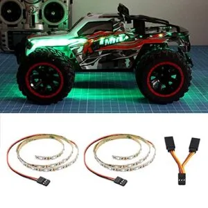 Bright Green LED Light Strip for Flying Wing RC Airplane AR Wing Drone and Model Vehicles