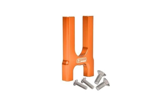 GPM Orange 5pc Set Aluminum Center Diff Mount Front for KRATON Outcast Notorious Typhon Talion 1/7 Infraction Limitless Prevent Guy Hit by RC Plane