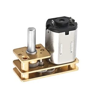 Fielect Mini Gear Motor 24GM N20 DC 6V 10RPM for Tyco RC 6V Jet Turbo High Torque Speed Reduction Gear Box Motor