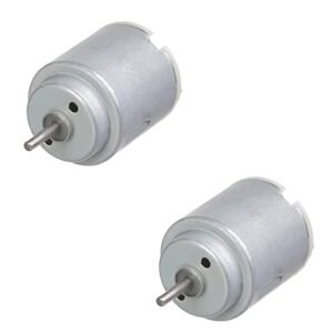 Fielect 3V DC Motor 14000RPM for RC Airplane Design Software DIY Projects and Hobby Models 2Pcs