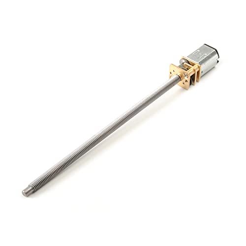 Fielect DC 12V 120RPM N20 Gear Motor with M4x100mm Lead Screw for DIY Electric RC Cars Robots Answering Are Electric RC Cars Faster Than Nitro